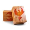 2 PCS CREATIVE PHOENIX BAMBOO YOGA BLOCKS ENHANCE POSES STRENGTHEN BALANCE