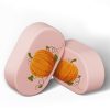 VIBRANT PUMPKIN FOAM YOGA BLOCKS (SET OF 2) FOR YOGA AND PILATES