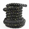 Physical Training Battle Rope – Black & Yellow, φ50 mm × 15 m